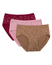 Sajiero Pack Of 3 - Brief Panty - Flowen