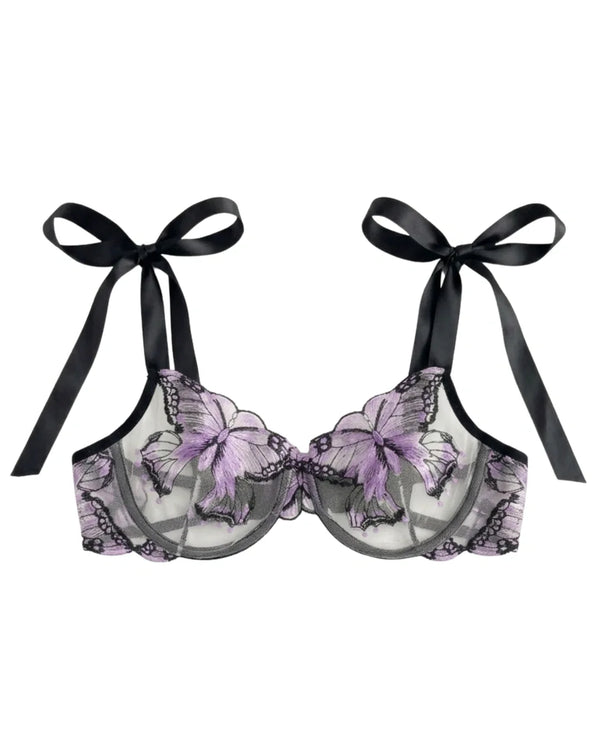 Sajiero Non Padded Bra Set - Orlisse - Purple