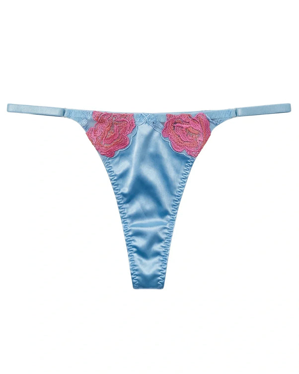 Sajiero Non Padded Bra Set - Solea - Blue