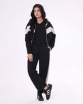 Sajiero Fleece Tracksuit -Cool Fit - Black