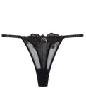 Sajiero Non Padded Bra Set - Noir Whisper - Black