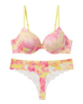 Sajiero Padded Bra Set -  Lunara Tie-Dye