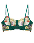Sajiero Non Padded Bra Set - Fiora - Green