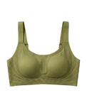 Sajiero Seamless Padded Bra - Celira - Olive