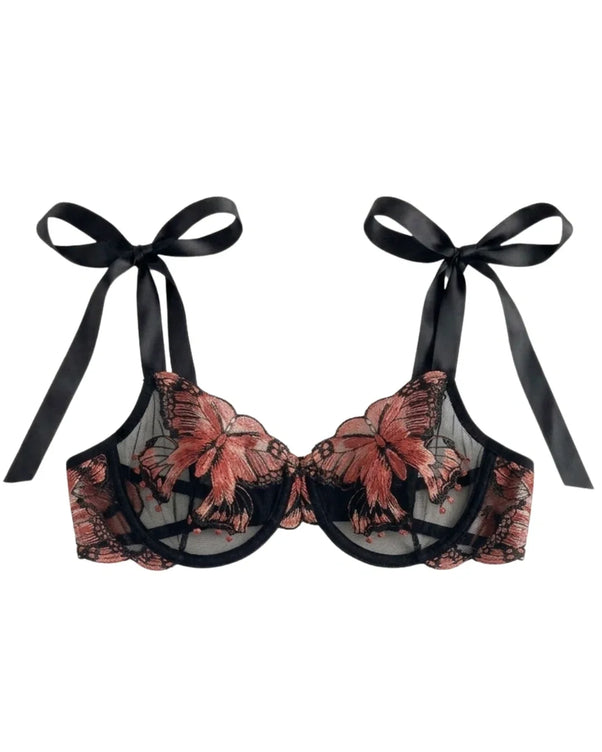 Sajiero Non Padded Bra Set - Orlisse - Pink