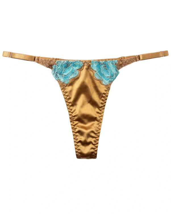Sajiero Non Padded Bra Set - Solea - Golden