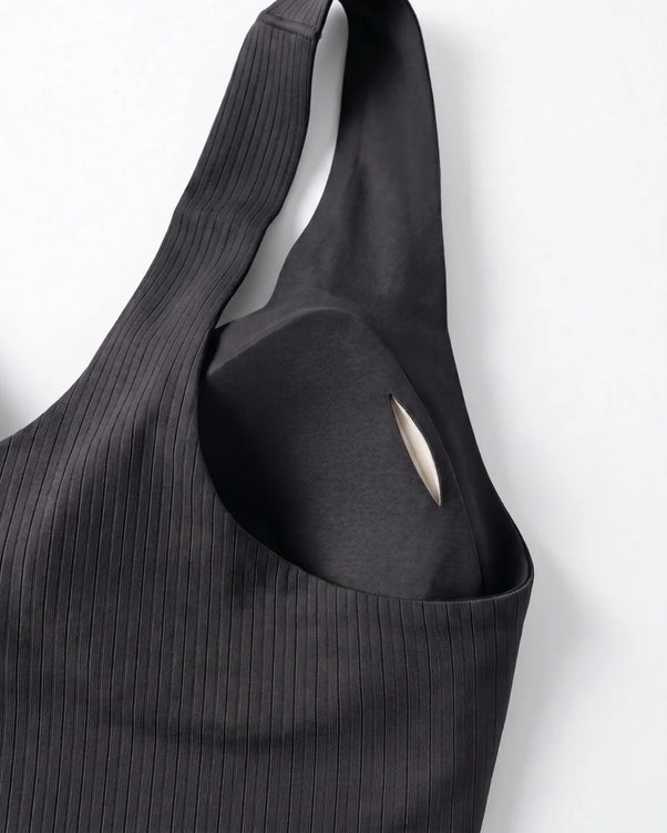 Sajiero Front-Button Bra - Zova - Black