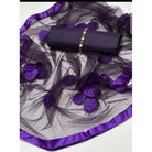 Unstitched 3 Piece Collection Katan Silk Plain Shirt & Trouser With Net Dupatta For Women Dress for women