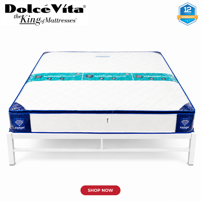 Dolce Vita Horizon Bonnell Spring Mattress | 12 Years Brand Warranty