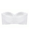 Sajiero Seamless Padded Bra - Invisia - White