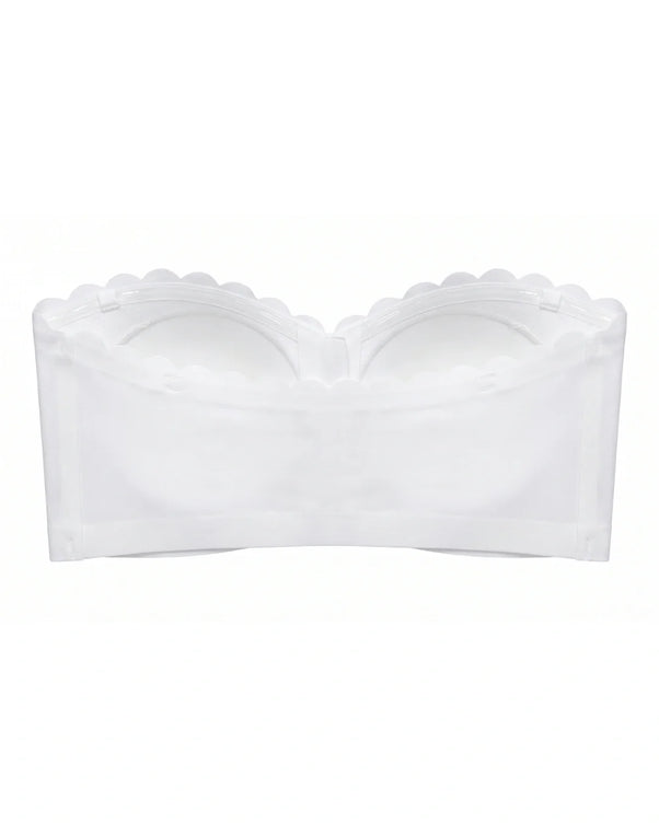 Sajiero Seamless Padded Bra - Invisia - White