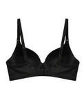 Sajiero Padded T-Shirt Bra -Smooth Lift - Black