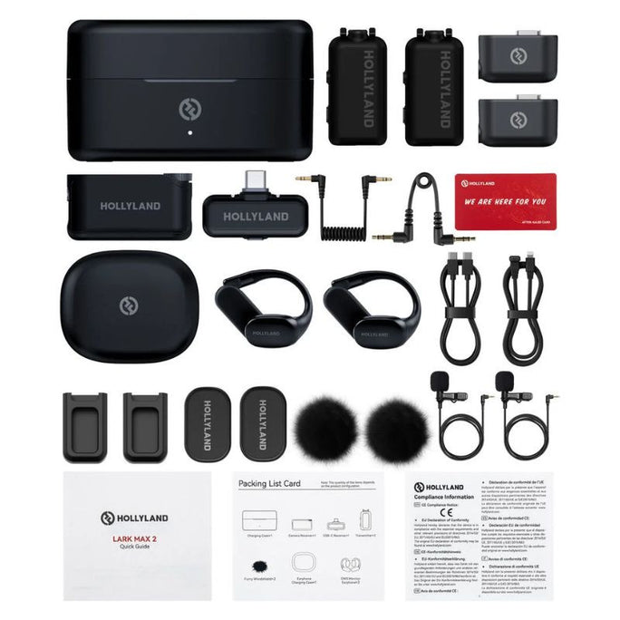 Hollyland Lark Max 2 Ultimate Combo 2-Person Wireless Microphone
