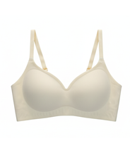 Sajiero Padded Seamless Pure Bra - Off White