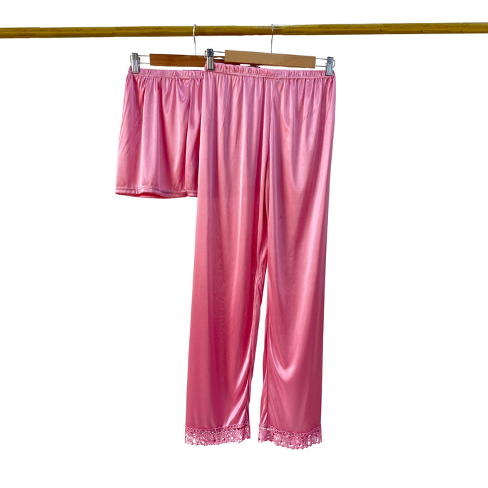 Sajiero Royal Bridal Silk 5pcs Nightgown set