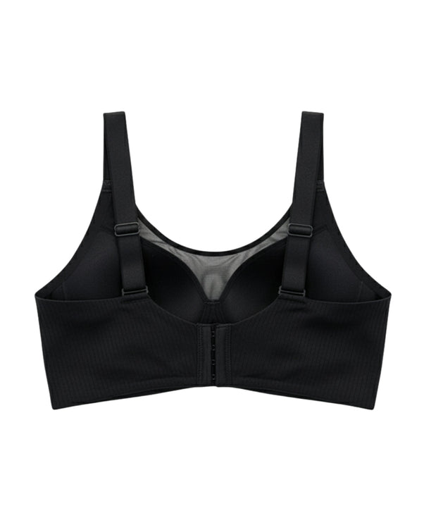 Sajiero Padded Seamless Ease Bra - Black