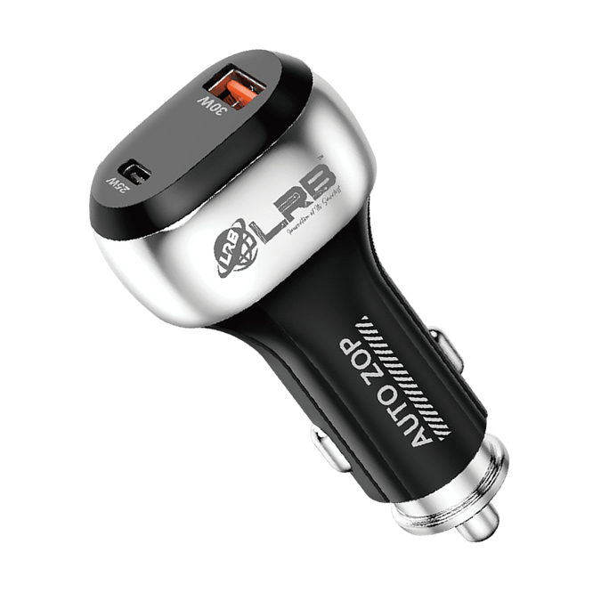 LRB-308 Auto Zop 65W Dual Port Car Charger