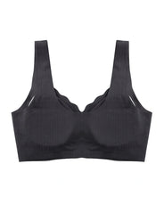 Sajiero Front-Button Bra - Zova - Black