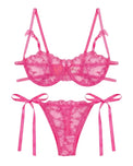 Sajiero Non Padded Bra Set - Arvessa - Pink