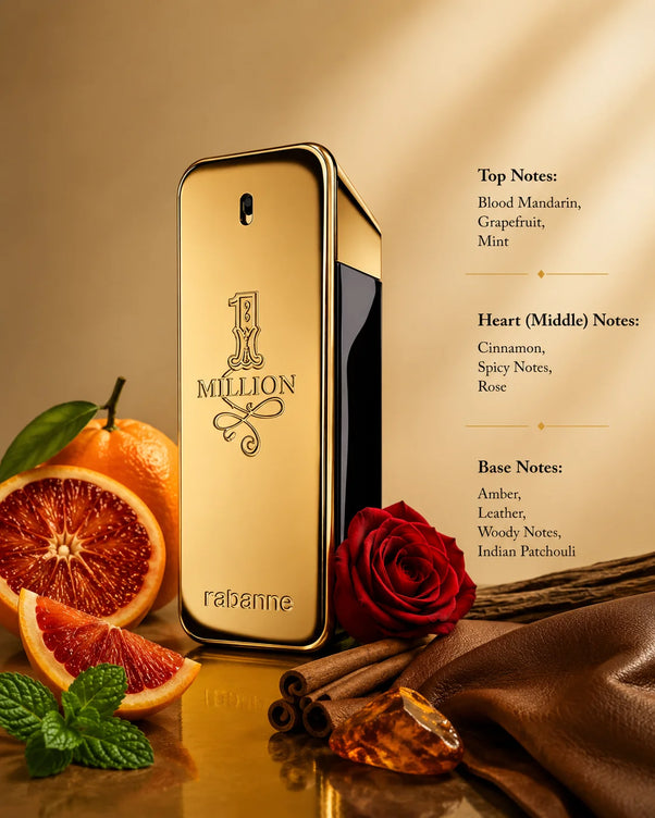 Paco Rabanne 1 Million Eau De Toilette for Men 100ml (3349666007921)