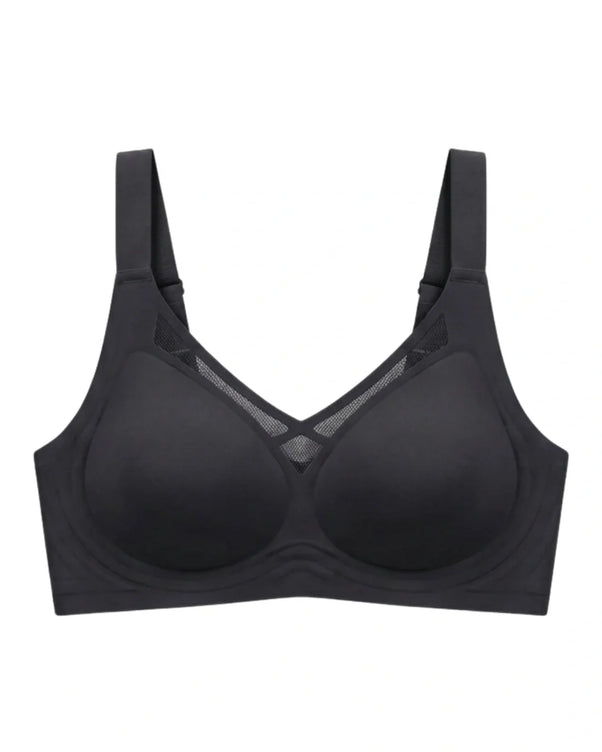 Sajiero Seamless Padded Bra - Alvena - Black