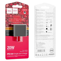 HOCO CS13 Ocean PD 20W Type-C Fast Wall Charger Adapter