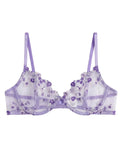 Sajiero Non Padded Bra Set - Flora Zest - Purple