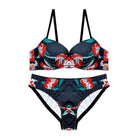 Sajiero Cheek Floral Print Padded Bra and Panty Set