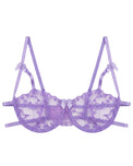 Sajiero Non Padded Bra Set - Arvessa - Purple