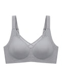 Sajiero Seamless Padded Bra - Alvena - Grey