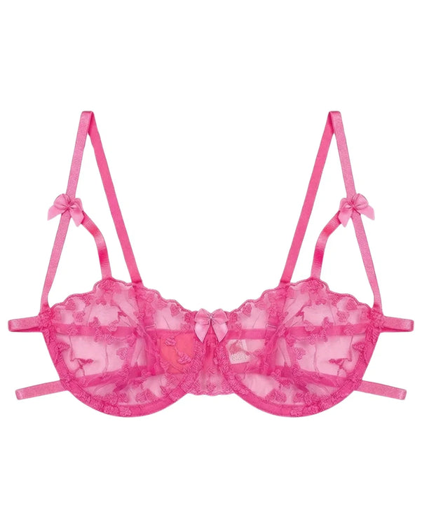 Sajiero Non Padded Bra Set - Arvessa - Pink