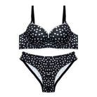 Sajiero Padded Bra Set -  Noir Heart