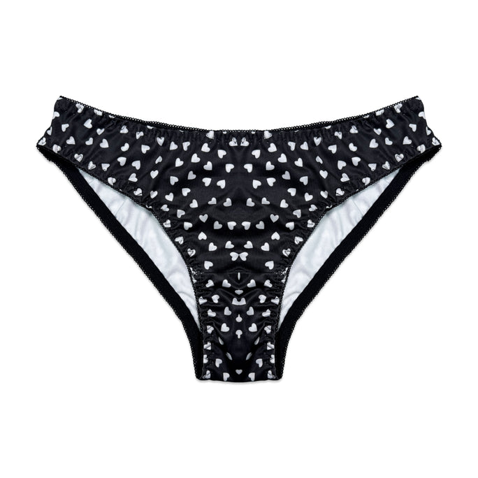 Sajiero Padded Bra Set -  Noir Heart