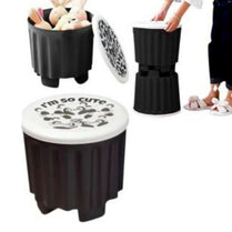 Prince Ware Stool Storage Black