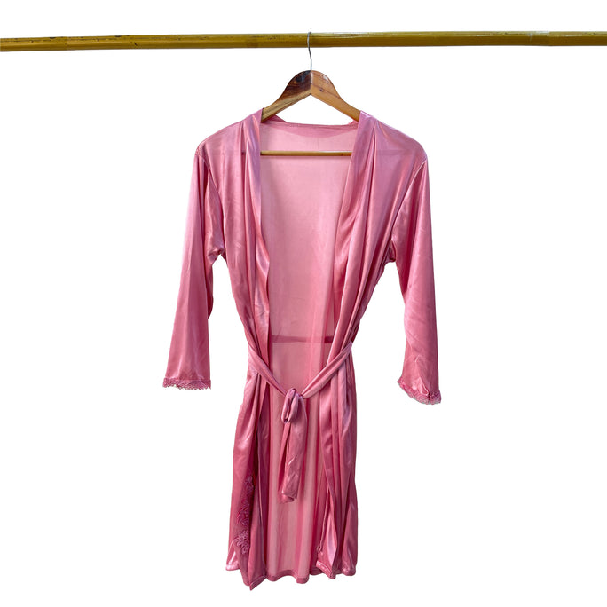 Sajiero Royal Bridal Silk 5pcs Nightgown set