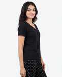 Sajiero Cotton PJ Set - Mono Dot