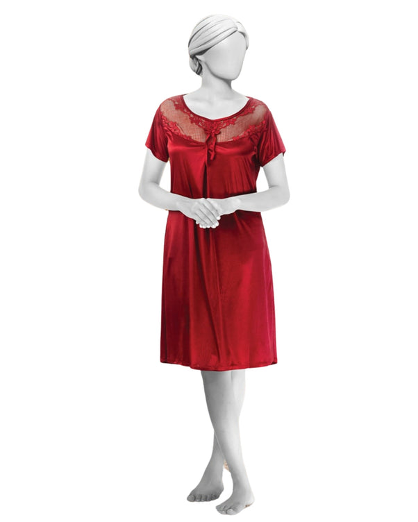 Sajiero Jersey Silk 2pcs Gown Set