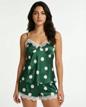 Sajiero Cami Set - Polka Smooth - Green
