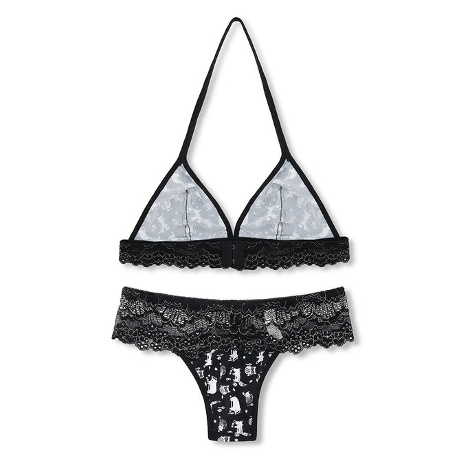 Sajiero Bra Set - Cozy Cat