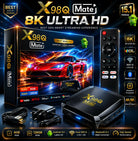 X98Q Mate Android TV Box 8GB/128GB 8K