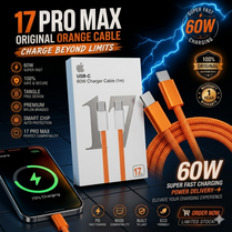 17 Pro Max 60W USB-C to USB-C Fast Charging Cable 1m
