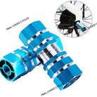 Durable Aluminum Alloy BICYCLE Foot PIN - Non-Slip Front & Rear Axle Footrests