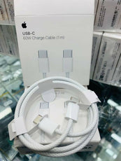 Original Apple 20watt/ USB-C to USB-C Fast Charging Cable & Power Adapter | PD Charger | Type C Data Sync Cable for iPhone 15, MacBook, iPad Pro, Samsung & All Type-C Devices (1m/2m)