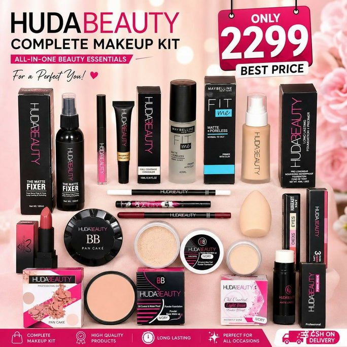 HUDA BEAUTY COMPLETE MAKE - UP KIT