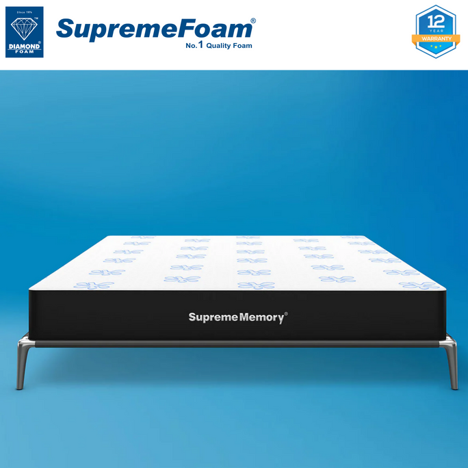 Diamond Supreme Memory Foam Mattress | 12 Years Brand Warranty
