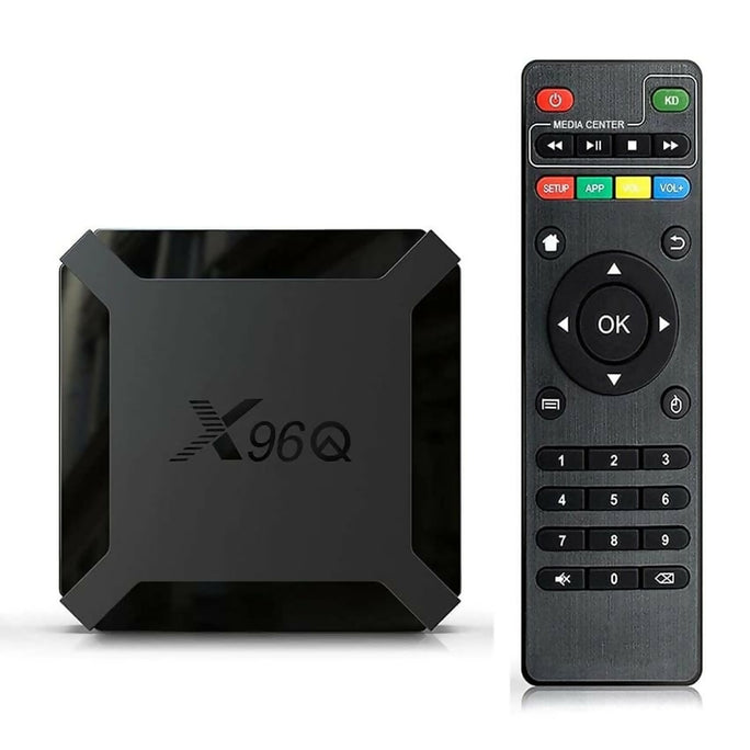 Original X 96 Android Box 8 GB ram 128 Gb Storage Special Original X96Q 4K Ultra HD Smart Android 10.0 TV Box - All winners H313 Quad-Core, 8GB eMMC, 2.4G WiFi Media Player
