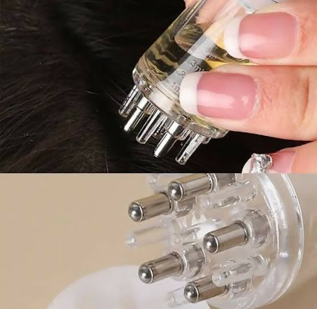 Mini Portable Oil Scalp Applicator Hair Oil Applicator Bottle Scalp Massager