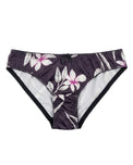 Sajiero Padded Bra Set - Midnight Petal - Black