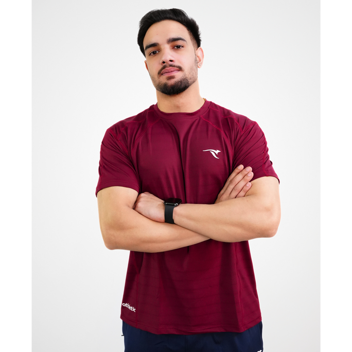 AUH Apex Top-Maroon