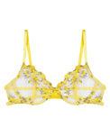 Sajiero Non Padded Bra Set - Flora Zest - Yellow